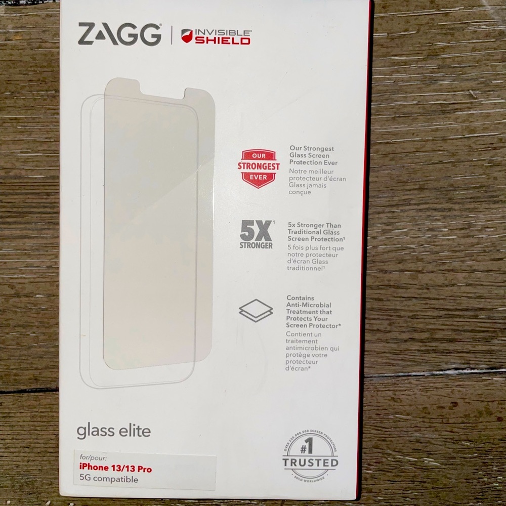 Zagg screen protector for iPhone 13/13 pro